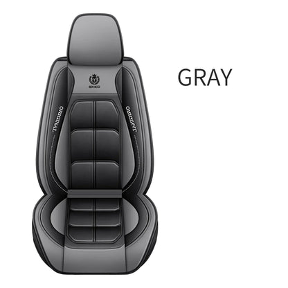 Car seat covers, artificial leather, fully wrapped muscle seat covers, waterproof, wear-resistant, soft and comfortable 1PC