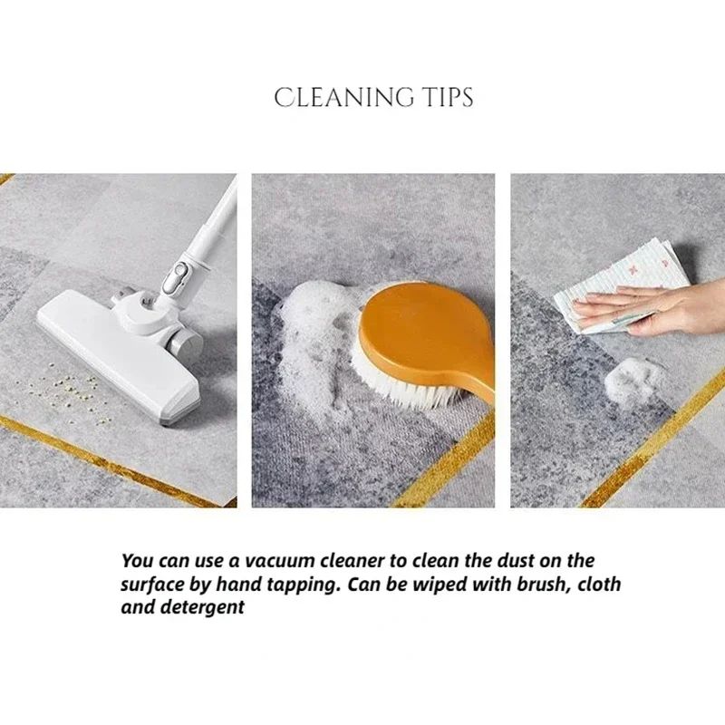 3D Desert Crack Water Fire Design Rug Non-Slip Machine Washable Carpet Fashion Bedroom Living Room Beach Style Floor Mat