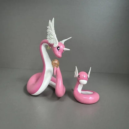 Anime Cartoon Figure Dragonair And Dratini Action Figures 12cm Pvc Collection Model Toys Gifts High Quality Desktop Decoration