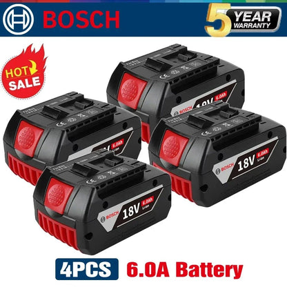 ?Bateria de Lítio Bosch Professional 18V original para Ferramenta Elétrica Recarregável Bosch BAT609 BAT609G BAT618 BAT618G?
