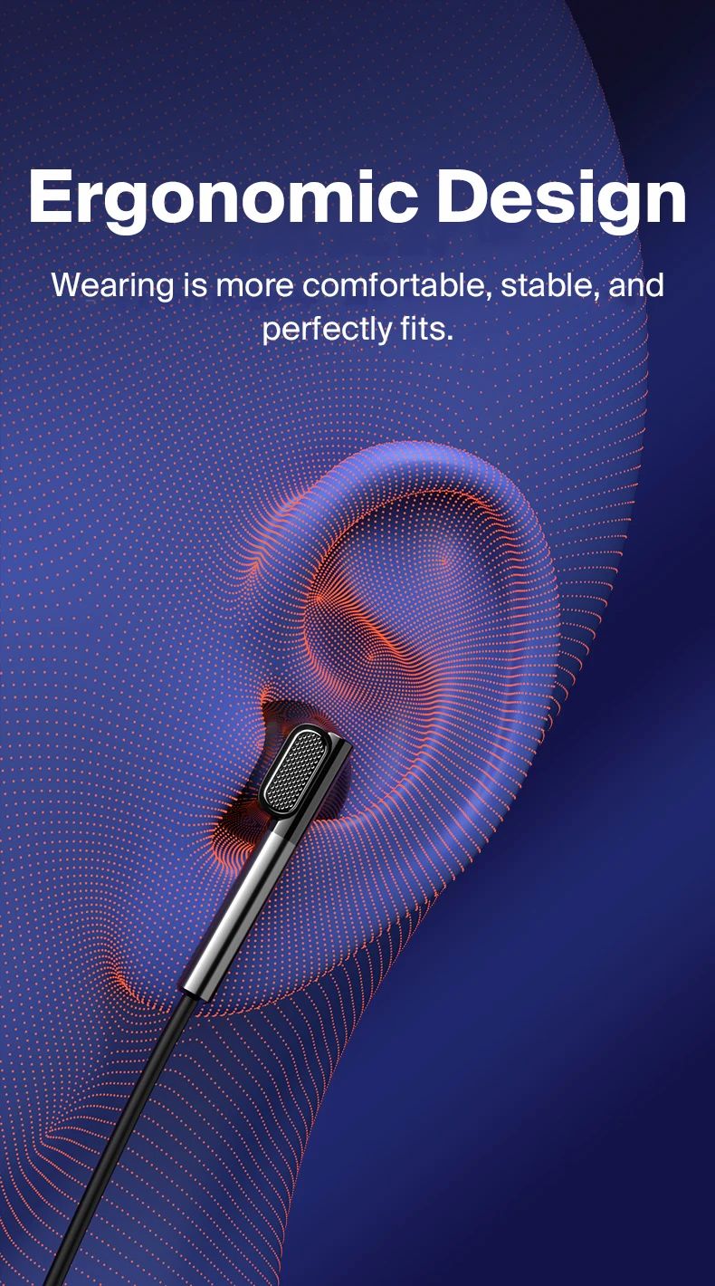 EARDECO 3.5mm/Type-C Noise Canceling Headphone Wired Headphones Bass Hifi Wired Earphone Earbuds Stereo Mic Earphone with Wire
