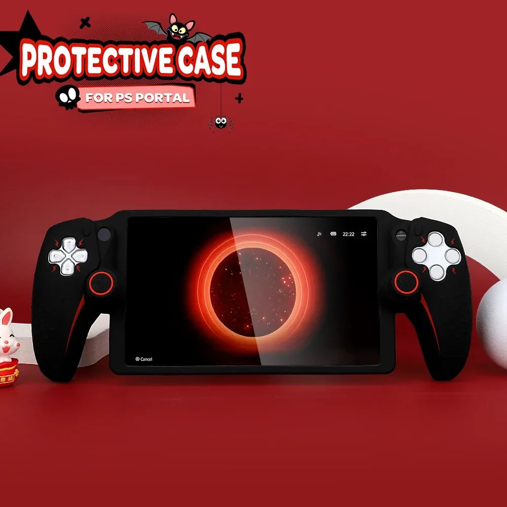 Replacement For PS 5 Portable PS5 Front Back Plates Case Limited Silicone Faceplate for PS Portal Shell Cover Accessories