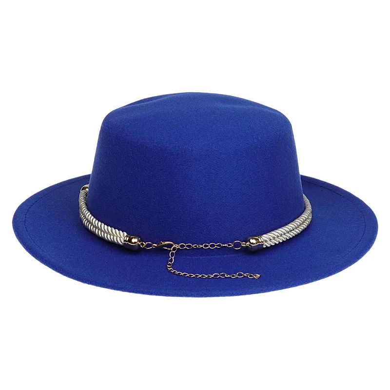 British Style Felt Fedora Jazz Hat Elegant Wedding Party Trilby Lightweight Unisex Fashionable Headwear