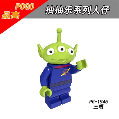 Blocos de Montar Desenho Animado Comédia Família Simpson Mini Bonecos Montáveis Blocos de Construção Brinquedos mold king boneco de ação