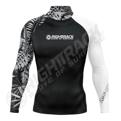 New Men's Surfing Shirt Lycra Rashguard Surf Sportswear Beach Sunscreen UV Protection Swimwear UPF50  RIGHTTRACK Clothes