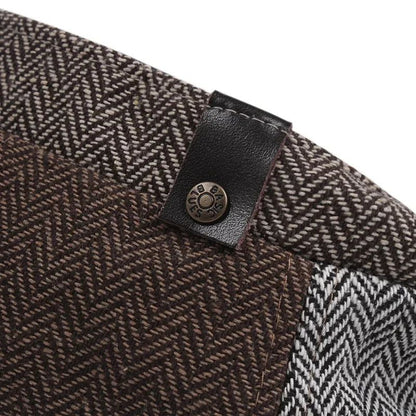 Classic Hat for Men Caps Vintage Retro Tweed Peaky Blinders Beret Hat Flat Peaked Cap Street Hats for Women Men