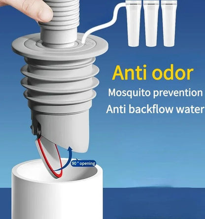 Silicone Drainage Bathroom Sewer Pipe Seal Anti-odor Anti-backflow Sink Drain Filter Water Plug Drains Bathrooms Accessories
