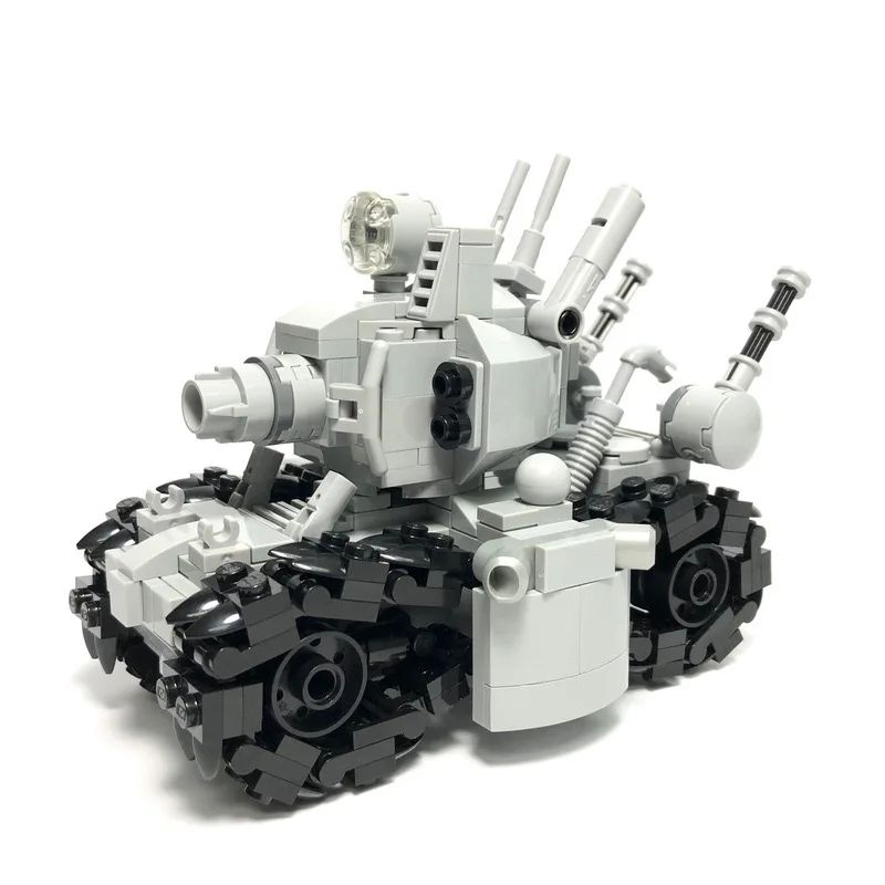 MOC Metal Slug Super Simulação Militar Bonecos de Ação Modelos de Veículos de Blocos de Construção Brinquedo de Tijolo Montado Presentes Infantis de Feriado