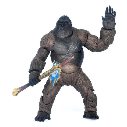 14CM 2021 King Kong Vs Godzilla Action Figure Modelo de Filme Articulações Móveis Chimpanzés Gojira Figma Brinquedos Para Crianças Presentes