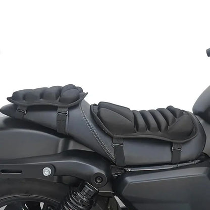 Kit 2 Almofadas de Selim para Moto 3D em Gel Confortável, Capa de Banco Respirável com Absorção de Choque Universal para Moto de Montanha Avançada
