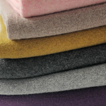 Spring Autumn Women High Waist Wool Wide Leg Pants Solid Soft Warm 100% Merino Wool Knitted Trousers Belt Casual Korean Fashion