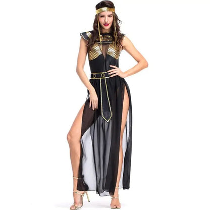 Halloween Ancient Egypt Egyptian Costume for Adult Cleopatra Queen Cosplay Carnival Party Party Dress