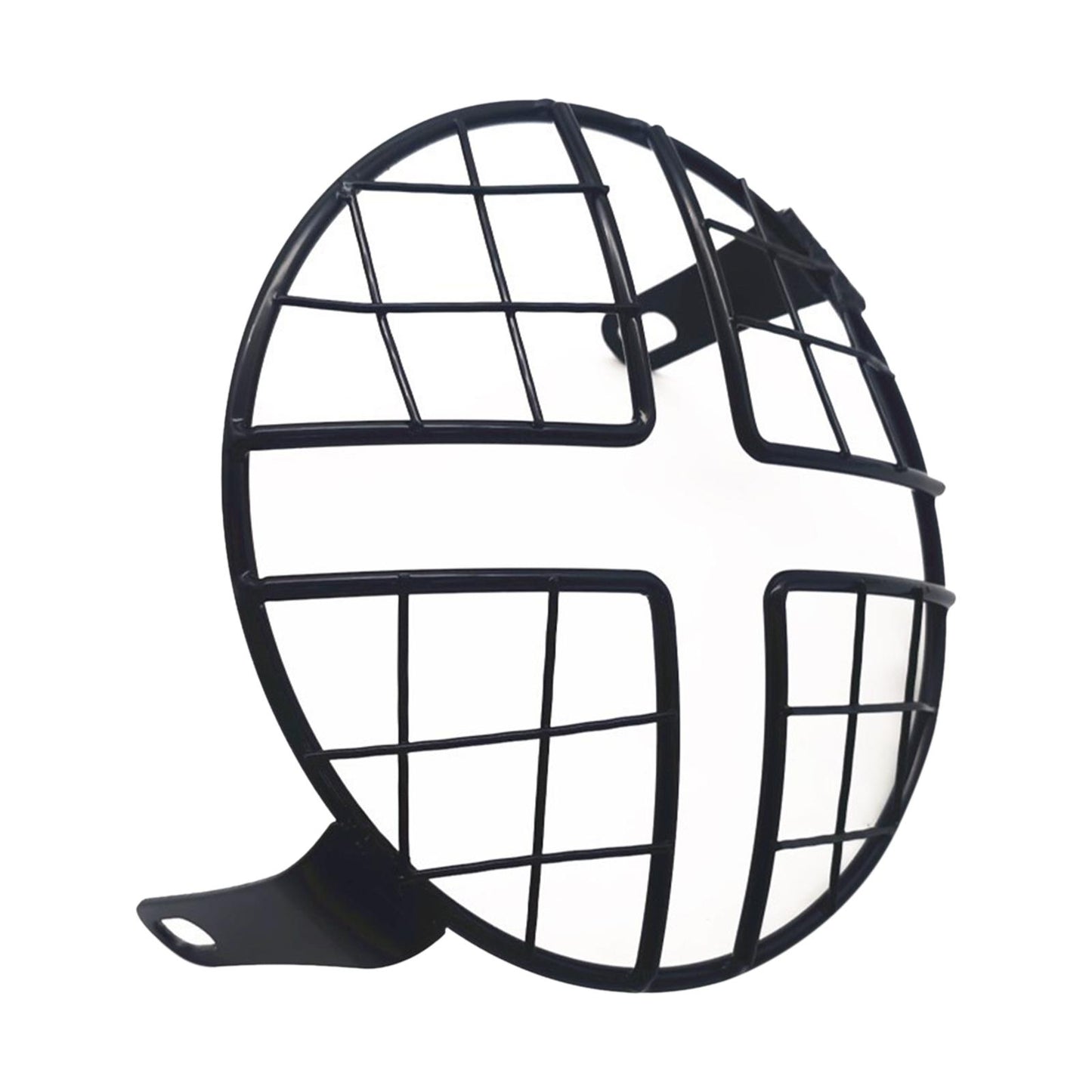 Tampa do farol de 6,5" em tela de malha de proteção para moto, grade de malha para lâmpada frontal, protetor para Café Racer, Cruiser, Tampa de Farol