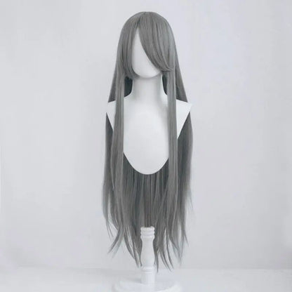 100cm Long Straight Cosplay Wig Anime Compatible Universal Omopinenet Heat Resistant Synthetic Hair Wigs + Wig Cap