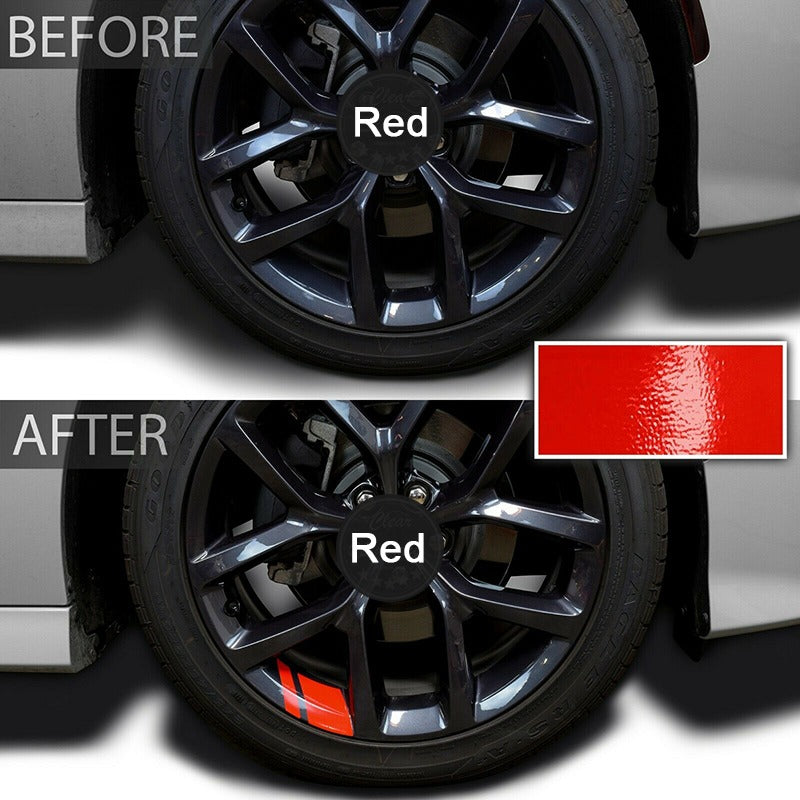 6 Adesivos de Carro Reflexivos para Cubo de Roda Decalques Resistentes Tampa Acessório Exterior Decoração de Carro para Dodge Chrysler Jeep