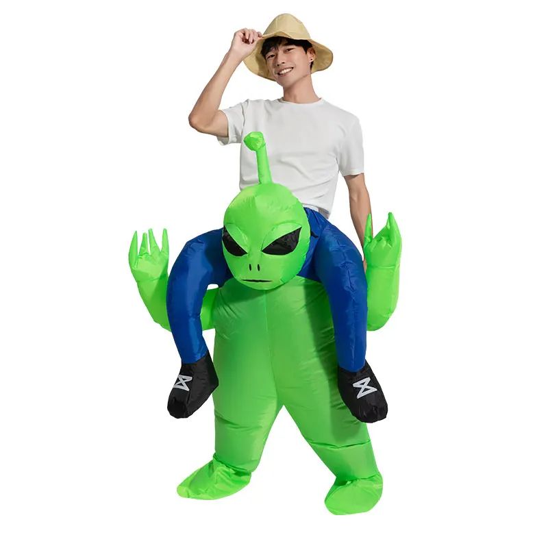 Adult Riding on Alien Inflatable Costume Party Halloween Costume Cosplay for man Women