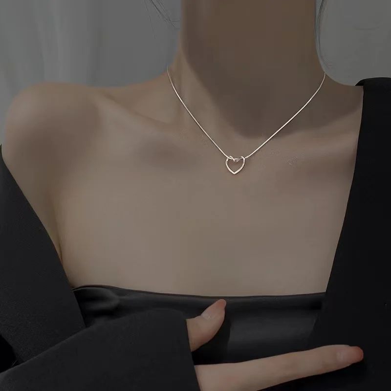 Colares de Aço Inoxidável Preto Exquisito Minimalista Pingente Quadrado Gargantilha Correntes Colar da Moda para Mulheres Presentes de Joalheria para Festas