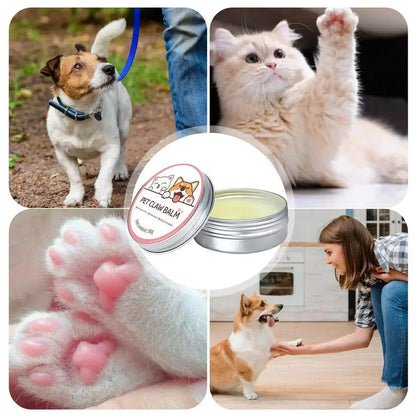 50g Creme Hidratante para Patas de Animais de Estimação Creme para Patas de Gatos Domésticos Creme para Patas de Cães Inverno Cuidados com as Patas de Gatos Hidratante para Patas de Cães