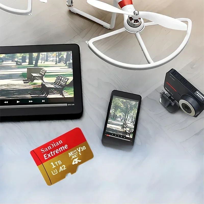 Mini SD Memory Card 1TB/2TB Large Capacity Flash Memory Cards 512GB TF-card High-speed Storage Device for Laptop/phone/tablet