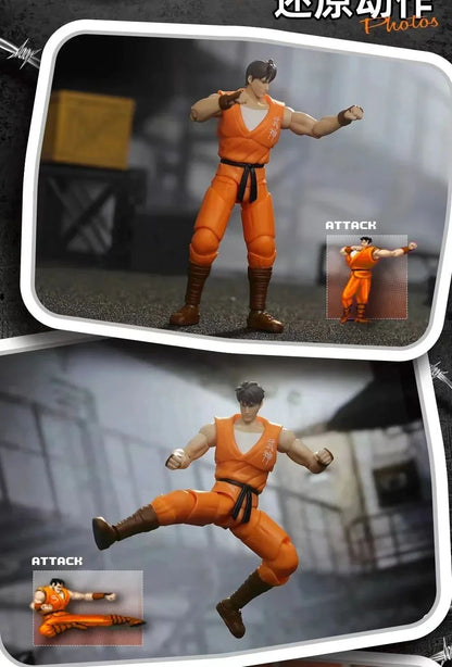 Em Estoque 52TOYS Action Figure CAPCOM Final Fight, 1PC Decoração de Mesa Colecionável, Presente Criativo para Aniversário, 3.75polegadas/10cm