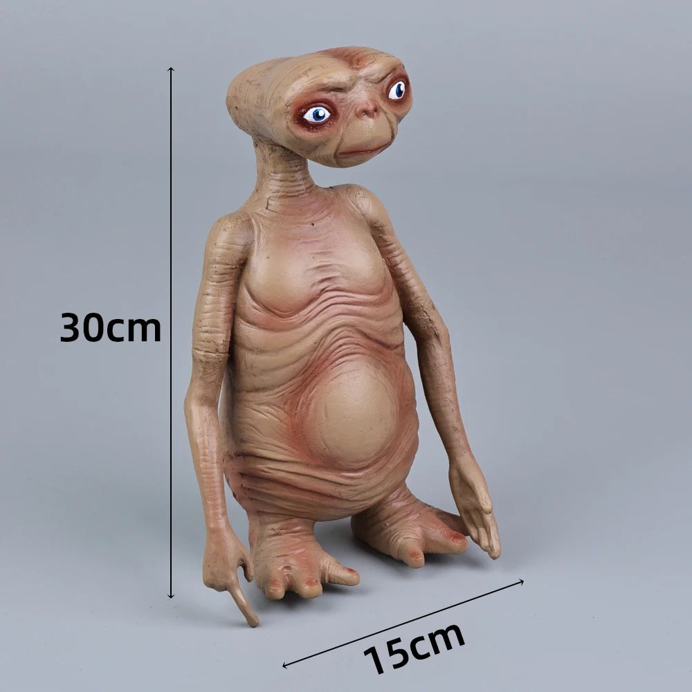 ET The Extra Terrestrial Alien UFO Action Figures PVC Table Statue Toys Latex Mascot for Gifts Ornaments Souvenirs