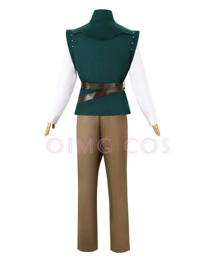 Flynn Rider Cosplay Costume  Adult Carnival Uniform Halloween Anime Halloween Costumes