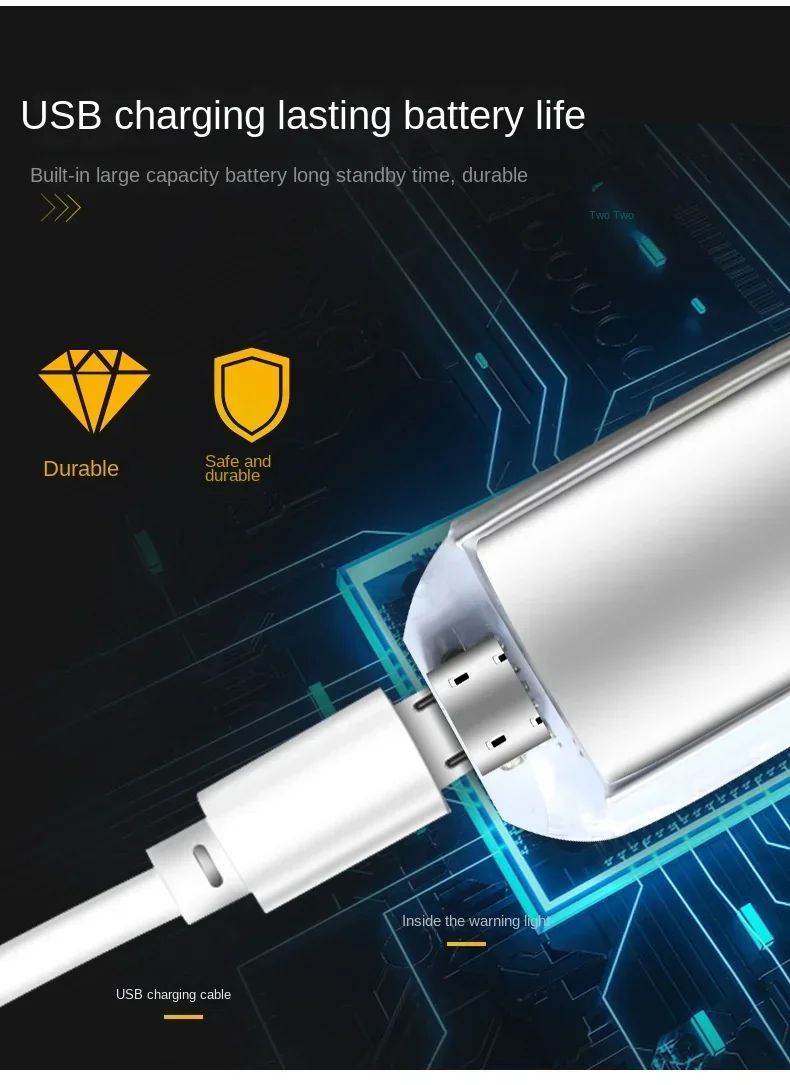 Mini Luminária de Leitura com Sensor de Toque - Luz de Teto Automotiva e Luminária de Ambiente com Carregamento USB