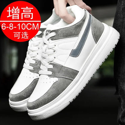 2025 Men Elevator Shoes heightening sneakers for men 6cm 8cm breathable height increased shoes for man sports shoes