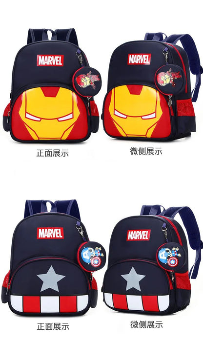 Novas Mochilas Escolares Infantis Meninos Meninas Homem-Aranha Desenho Animado Mochilas Infantis para Jardim de Infância Mochilas Ortopédicas para Crianças de 4 a 13 Anos