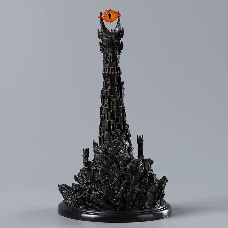 Barad-dûr Torre Olho de Sauron PVC Figura Modelo Boneco Brinquedo Colecionáveis Figuras