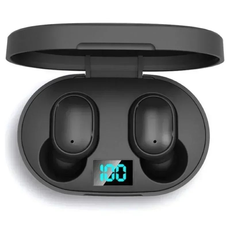 Fone de Ouvido Bluetooth Sem Fio E6S TWS Fone de Ouvido Bluetooth Sem Fio Fones de Ouvido Sem Fio com Cancelamento de Ruído com Microfone