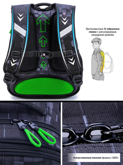 Mochila Escolar Infantil Nova Para Meninos Desenho Animado Jogo Mochila Impermeável Para Meninos Bolsas Escolares Infantis Primária