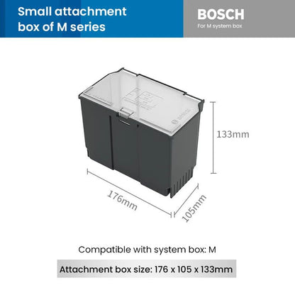 Caixa de Ferramentas Empilhável Bosch System Box Estojo de Ferramentas Multifuncional Empilhável Conjunto S e M Estojo de Transporte Sistema Caixa de Armazenamento