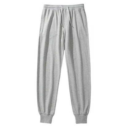 Men 100% Cotton Pants Elastic Gym Sweatpants Casual Jogging Trousers Sport Joggers Fitness Running Pants Man Clothing Streetwear