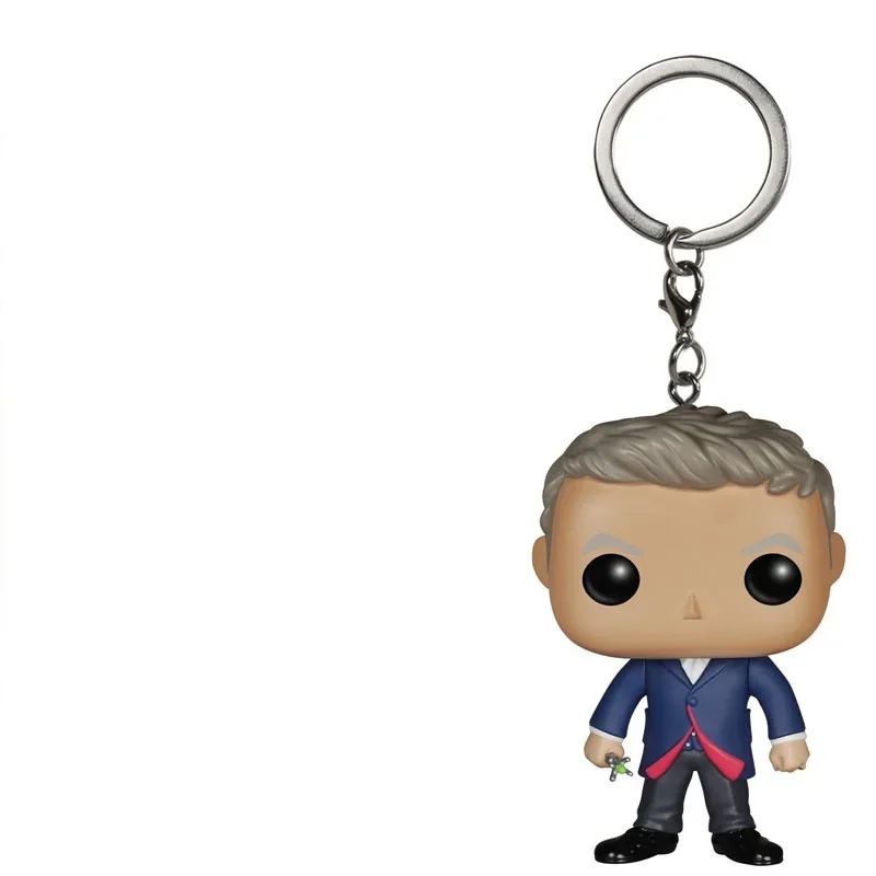 Funko Pop DW Doctors Chaveiro Brinquedo Décimo Doutor Décimo Primeiro Décimo Segundo Doutor Tardis Vinil Boneco Chaveiro