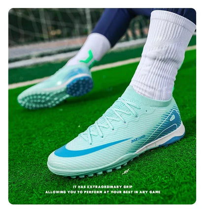 Professional Men Football Boots Adult High Quality Soccer Shoes Society Indoor Cleats Ultralight Studded Women Football Shoes