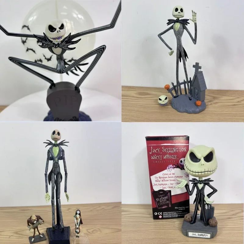 Disney The Nightmare Before Christmas Anime Figure Jack Skellington Model Desktop ornaments Halloween Room Decoration Toy Gifts