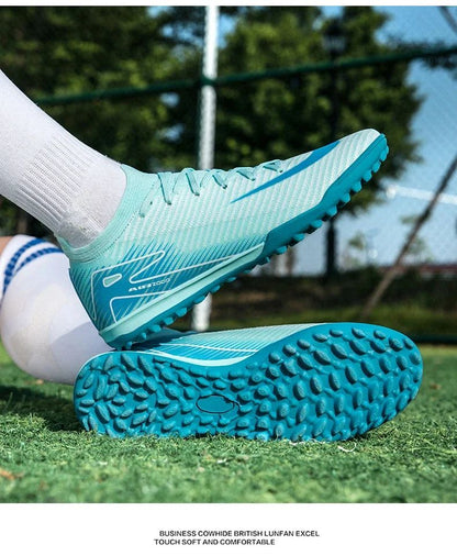 Men Professional Training Football Boots Ultralight Soccer Shoes Unisex Wholesale Women Breathable Drop Shipping Indoor Futsal