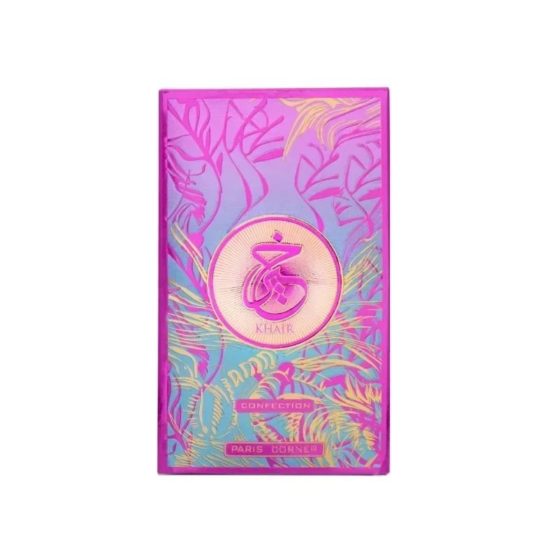 Perfume Sweet Candy Scent 100ml Khair Confection Paris Corner Eau de Parfum Para Homens Para Mulheres Embalagem Elegante Presentes de Fim de Ano