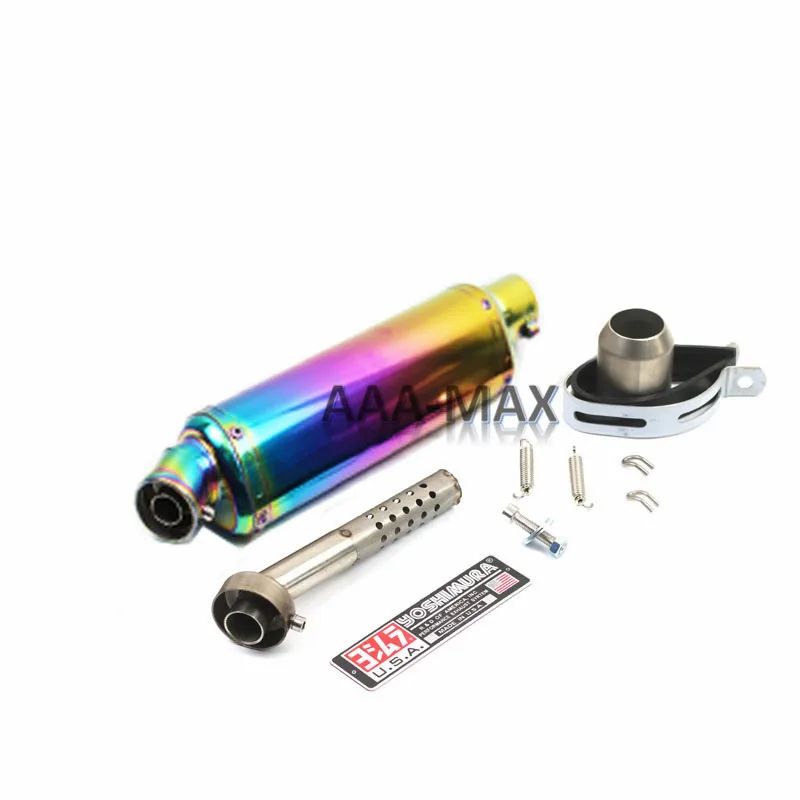 38-51MM Universal Yoshimura Motorcycle Exhaust Escape Muffler DB Killer Moto Pipe Motorbike 100cc-1000cc CRF230  ATV GP Scooter
