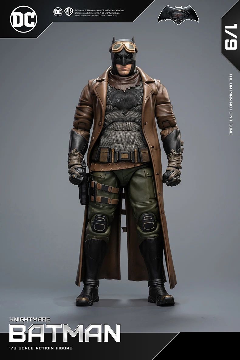 BVS batman Fondjoy Nightmare Desert Batman 19cm Action Figure DC Movie Characters Collectible Model PVC Model Boys Birthday Gift