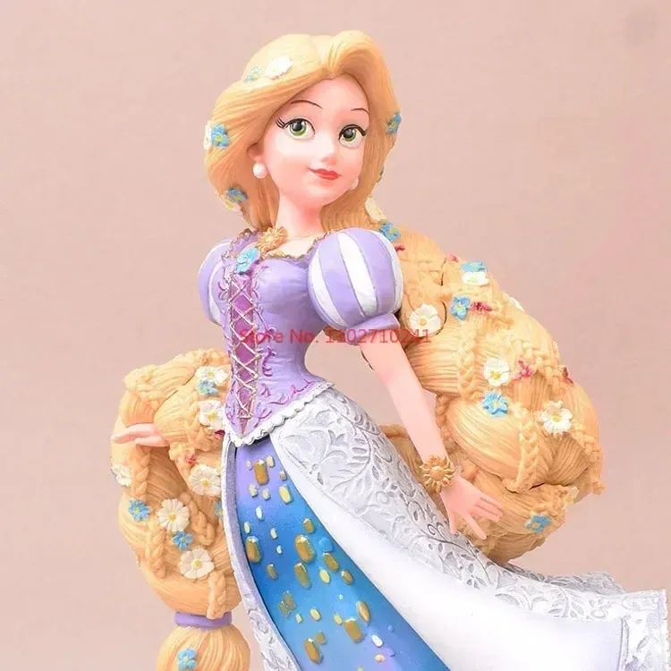 2025 20cm Disney Personagem Frozen Elsa Anna Branca de Neve Rapunzel Boneco de Resina Anime Decoração Modelo Coleção Menina Brinquedos Presente Infantil