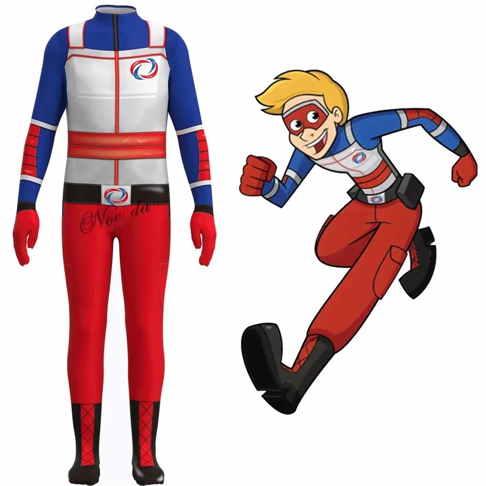 Henry Danger Costume Kids Henry Hart Cavill Cosplay Jumpsuit Birthday Party Halloween Fancy Disguise Suit Outfit Baby Boy Girls