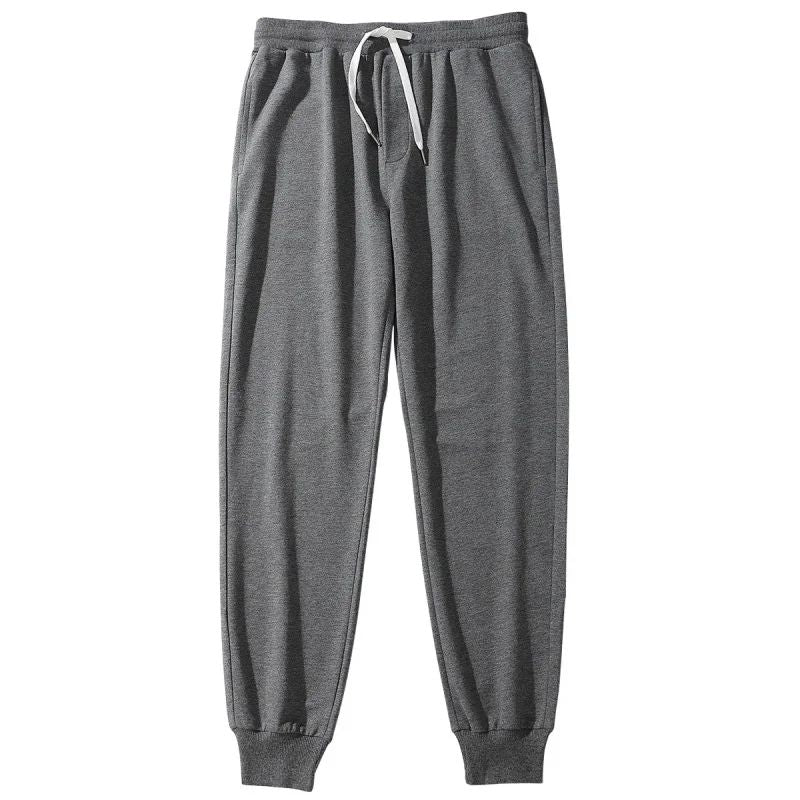 Men 100% Cotton Pants Elastic Gym Sweatpants Casual Jogging Trousers Sport Joggers Fitness Running Pants Man Clothing Streetwear