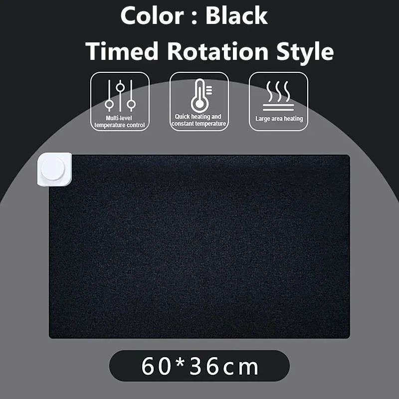 Intelligent Electric Heating Mouse Pad Winter Hand Warmer Computer Desk Heated Mat Office Desk Warming Pad Keyboard Table Mat