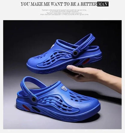 Outdoor Sandals for Men and Women Summer Clogs EVA Slippers Plus Size 47 48 49  Men Garden Shoes Beach Sandals Breathable Clogs