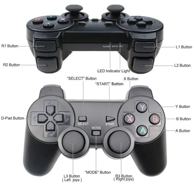 Universal 2.4G Wireless Game Controller USB Gamepad Joystick for PC Android TV Box Phone Gaming Accessories