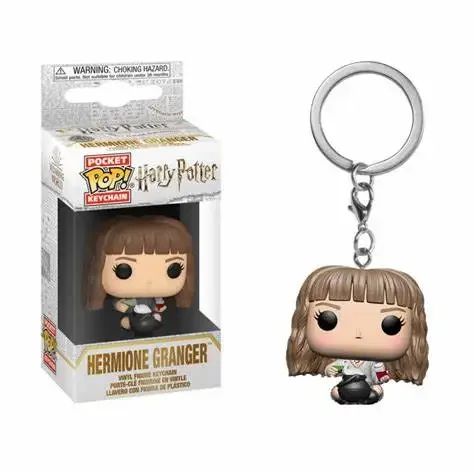 Funko Pocket Chaveiro Brinquedo Hermione Granger Dobby Dumbledore Malfoy Ginny Ron Hedwig Snape Voldemort Luna Pop de Bolso Chaveiro Brinquedo