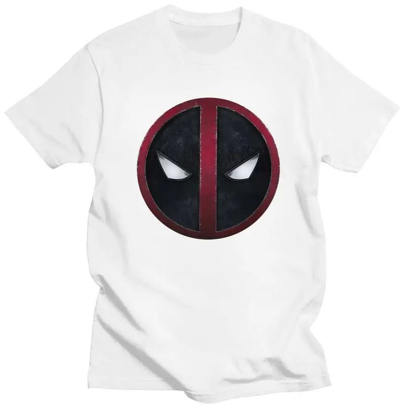 Mens Deadpool T Shirts Short Sleeve Cotton Tshirts Stylish Leisure Marvel Tee Plus Size Apparel Marvel Top Graphic T-shirt Print