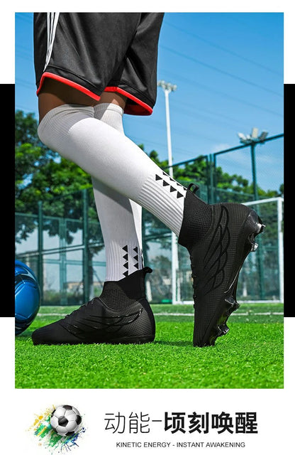 New Men Soccer Shoes Professional Ultralight Football Shoes Society Cleats Outdoor Football Field Boots Fast Sneaker Match